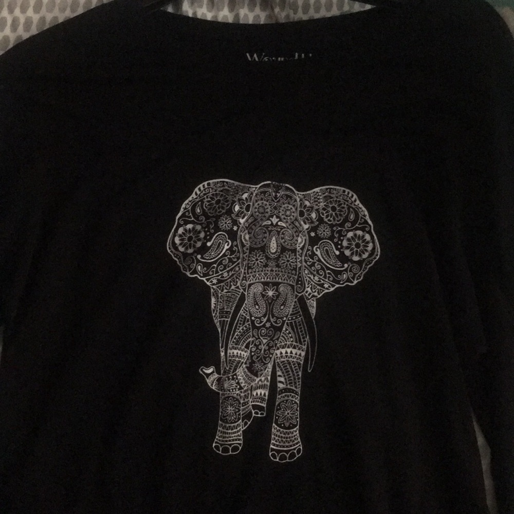 Wound up longs sleeve shirt